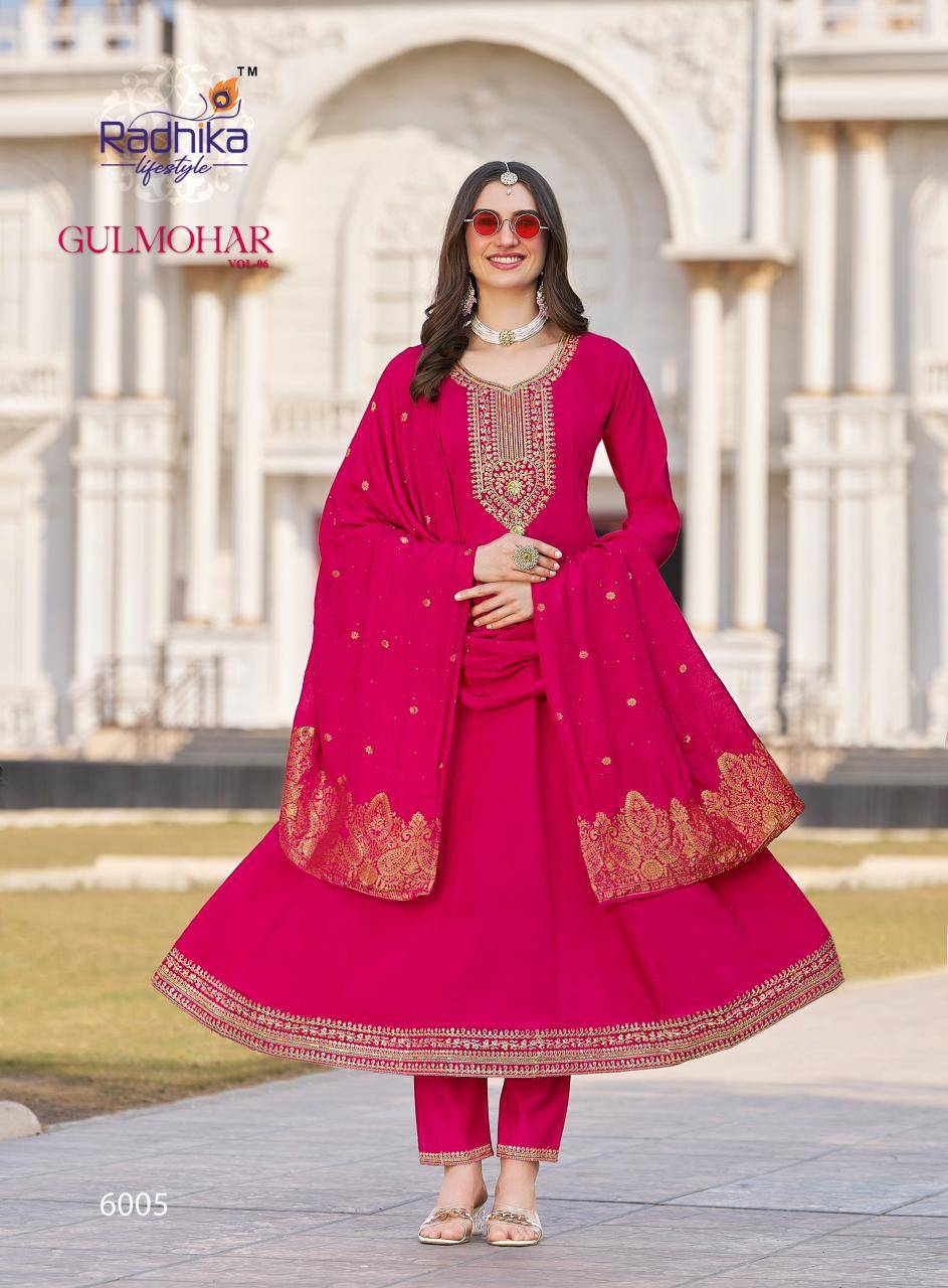 Radhika gulmohar vol 6 Kurti suppliers in Delhi wholesale market